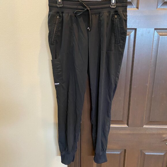 Grey's Anatomy Spandex Stretch Drawstring Cargo Jogger Scrub Pants - Picture 3 of 6